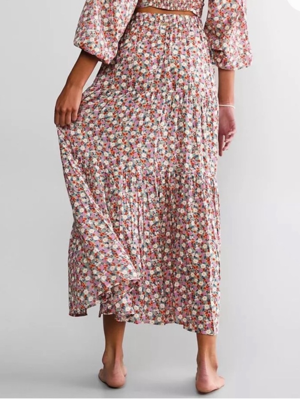 BILLABONG x SALTY BLONDE Free Love Skirt Floral Large NWT 167 - Picture 10 of 14